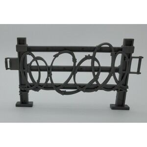 Chap Mei Barbed Wire Fence Barricade Panel Gray 1:18 for 3-3/4" Action Figure